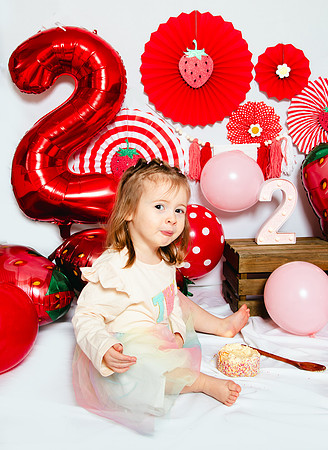 Isla's 2nd BDAY cake smash! (44)