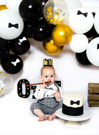 Nate's 1ST BDAY cake Smash! (8)