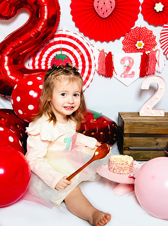 Isla's 2nd BDAY cake smash! (16)